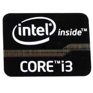 Intel Core Logo - Intel Core i3 Inside Sticker Badge 4th Generation LAPTOP LOGO Black ...