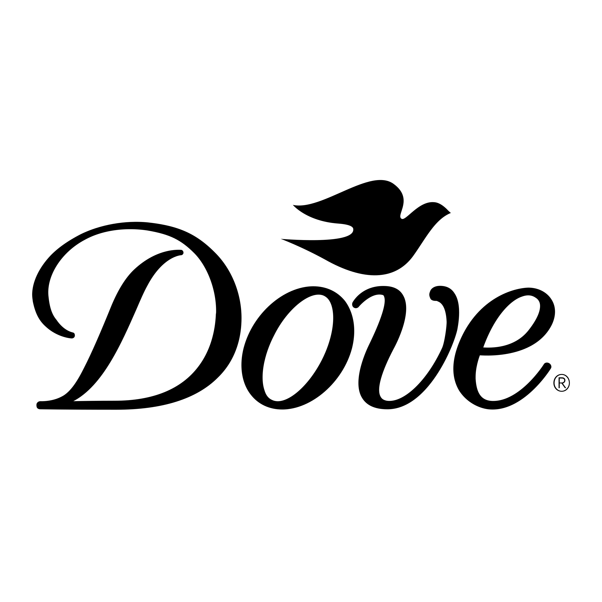 Black and White Dove Logo - Dove Logo PNG Transparent & SVG Vector