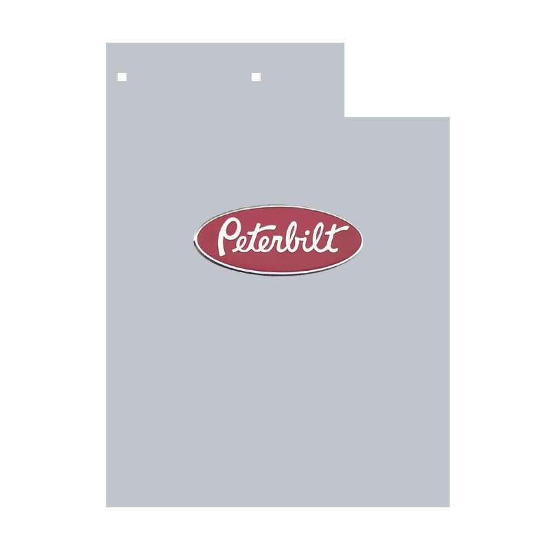 Maroon Rectangular Logo - Peterbilt 379 Rectangular Cowl Extensions With Holes For Logo By ...