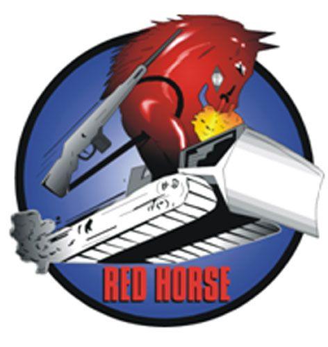 Red Horse Squadron Logo - 556th Red Horse Squadron > Hurlburt Field > Hurlburt Field Fact Sheets