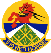 Red Horse Squadron Logo - 819th RED HORSE Squadron