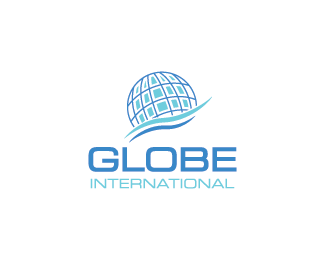 Turquoise Globe Logo - Globe Logo Designed