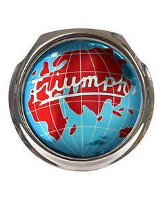 Turquoise Globe Logo - Triumph Globe Logo Grille Badge