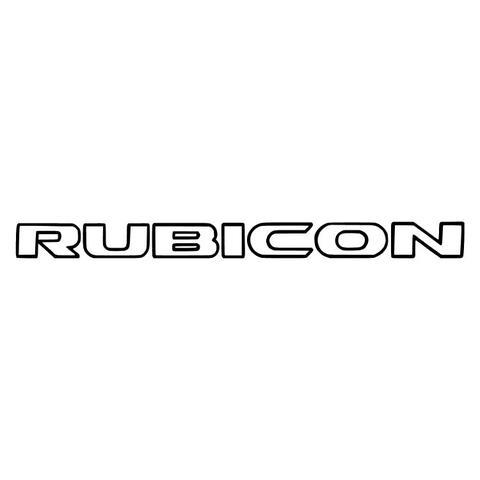 Jeep Rubicon Logo - Rubicon 10th Anniversary Hood Decal – Seven Offroad