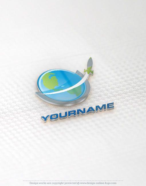 Turquoise Globe Logo - Exclusive Design: Missile Globe logo + Compatible FREE Business Card ...