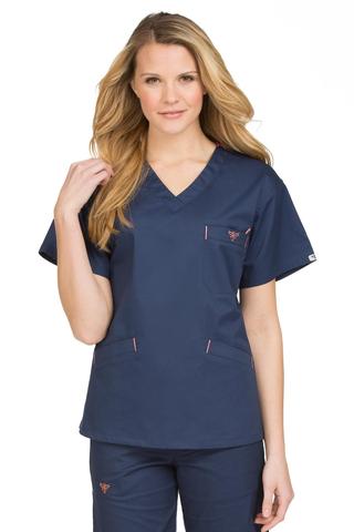 Peaches Scrubs Logo - Peaches Scrub Tops | Scrub Shopper - Free Returns and Discount for ...