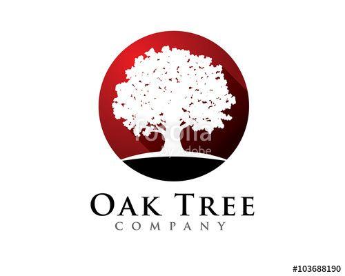 Oak Tree Circle Logo - Oak Tree Company Logo Circle Stock Image And Royalty Free Vector