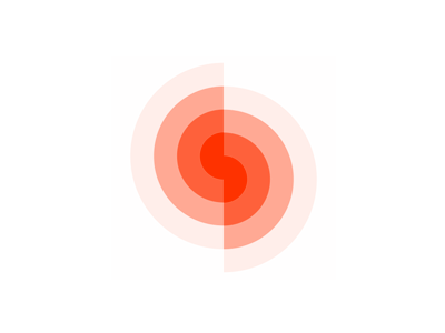 Oarnge S Circle Logo - S, spin, spiral, letter mark, logo design symbol by Alex Tass, logo