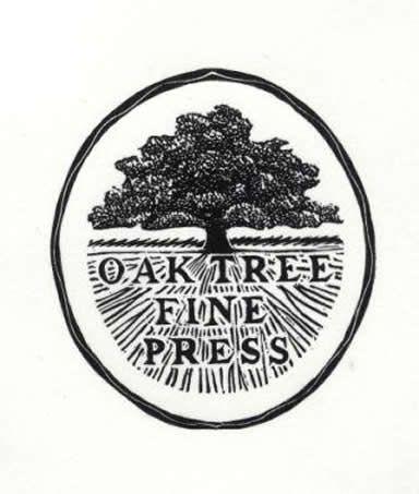 Oak Tree Circle Logo - Fine Press Book Association » Oak Tree Fine Press