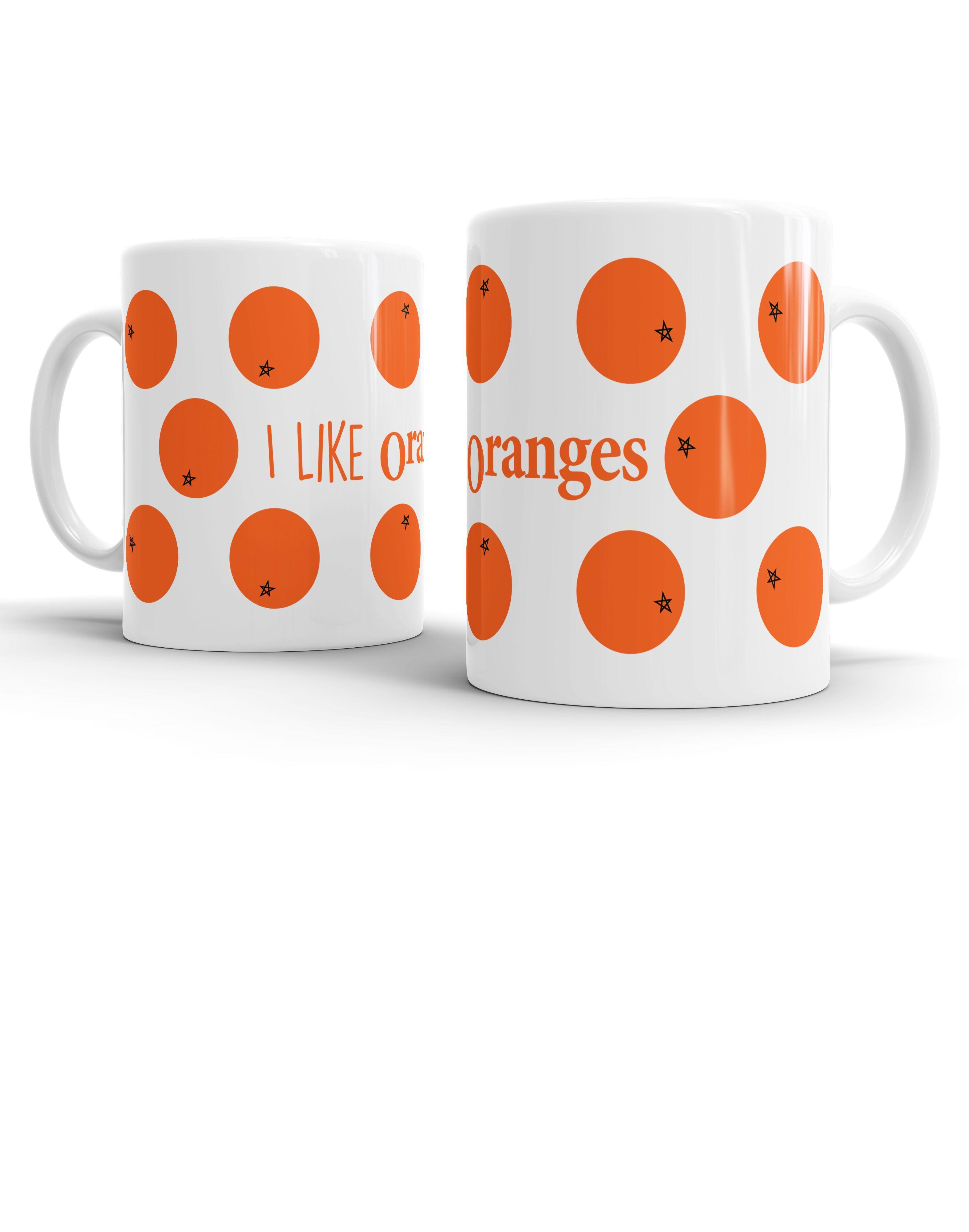 Oarnge S Circle Logo - MTB Icons - I Love Oranges Mug - Bike Ninja