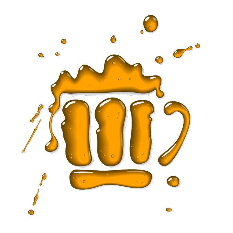 Beer Mug Logo - Liquid Beer Mug Logo Vector. Free Vector Graphic Download