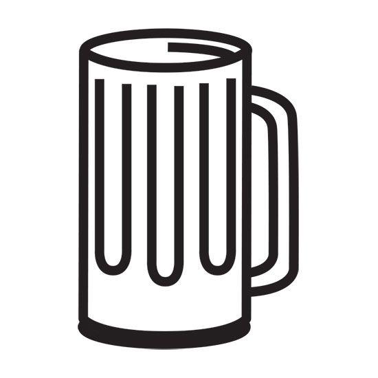Beer Mug Logo - Design Stamp. Beer Mug 6mm