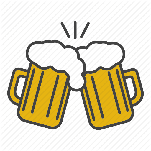 Beer Mug Logo - Alcohol, beer, beer mug, cheers, ele, glass, toast icon