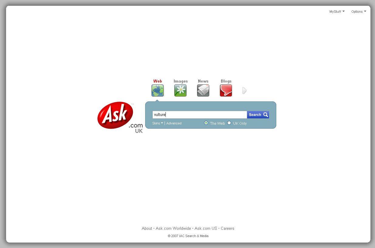 Ask.com Logo - Ask.com rolls out new algorithms, skins • The Register