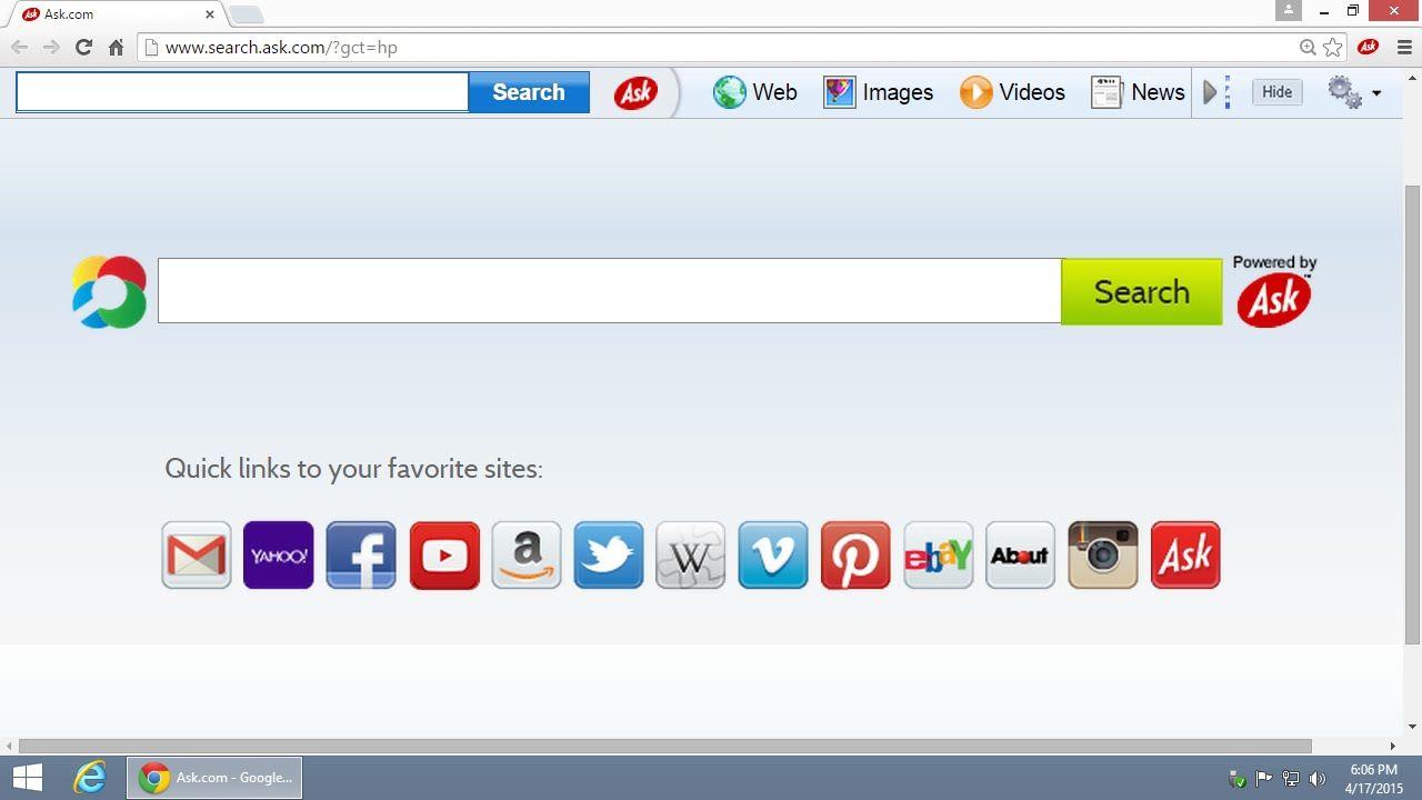 Ask.com Logo - How to remove the Ask.com toolbar from Google Chrome - Tutorial ...