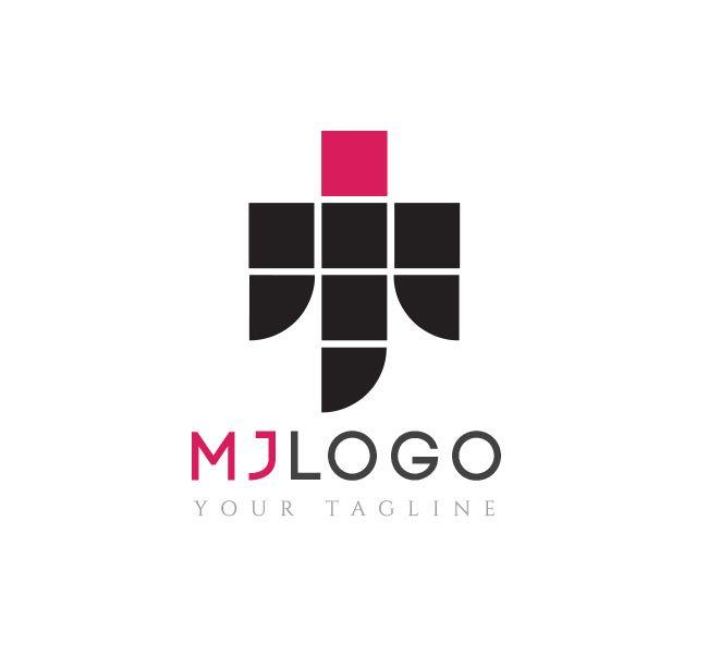 MJ Logo - MJ Logo & Business Card Template - The Design Love