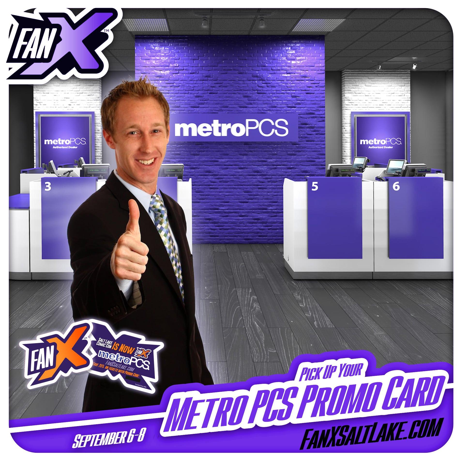 Metro PCS Square Logo - FanX18 Promo Card @Metro PCS - Limited Time Only! | FanX® Salt Lake ...