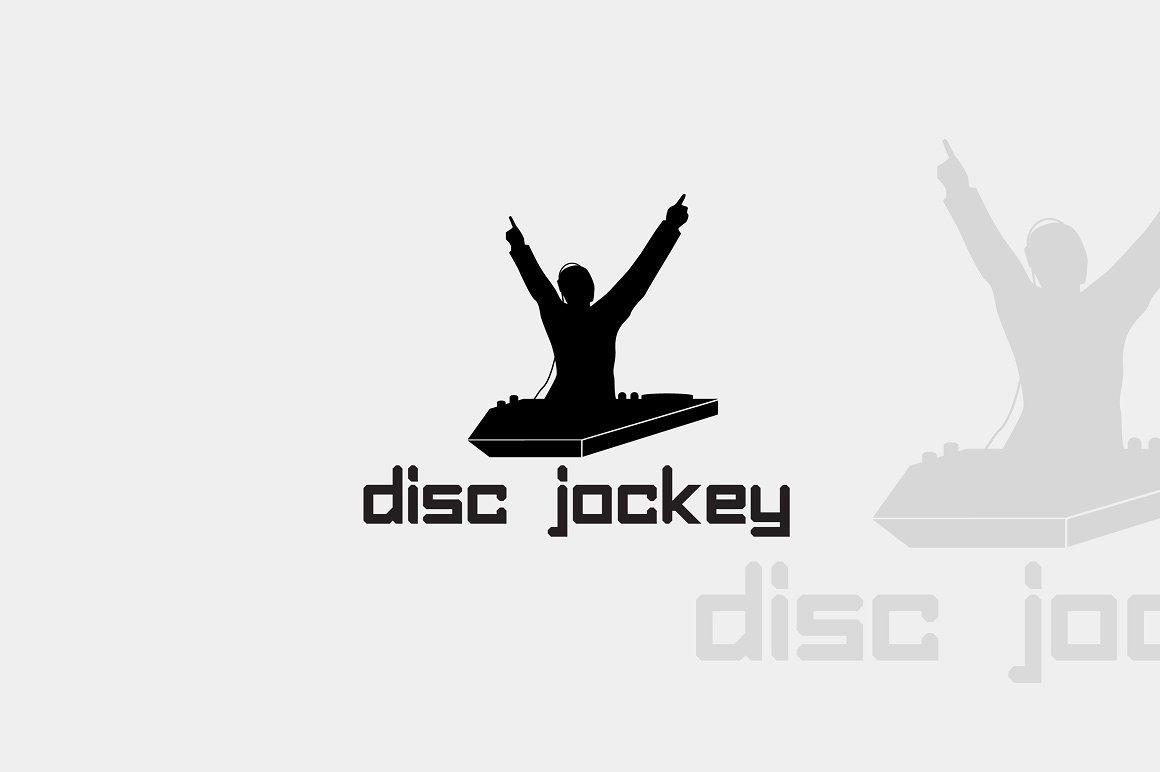 Disc-Jockey Logo - Disc Jockey Logo ~ Logo Templates ~ Creative Market