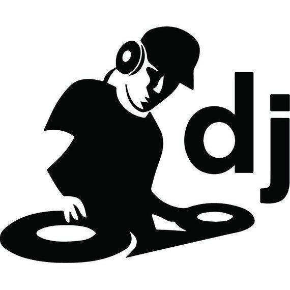 Disc-Jockey Logo - DJ Deejay Logo 4 Turntable Record Player Mixer Disc Jockey | Etsy