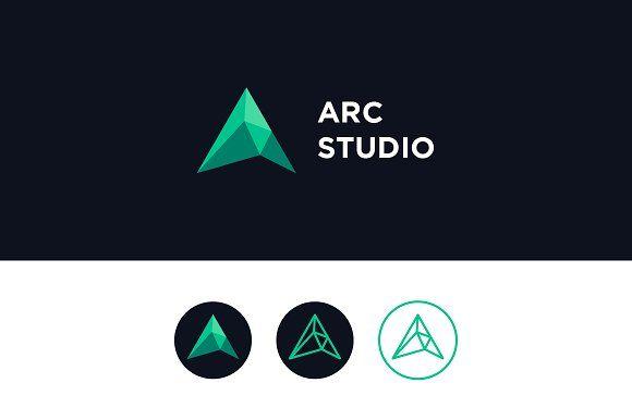 Arc Logo - Arc Studio - Letter A Logo ~ Logo Templates ~ Creative Market