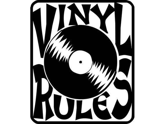 Turntable Logo - Turntable Logo #1 Record Player Mixer DJ Disc Jockey Deejay Scratching  Album Vinyl Music Party Retro.SVG .EPS Vector Cricut Cut Cutting File