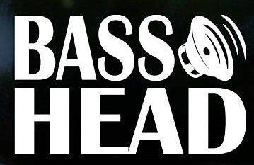 Disc-Jockey Logo - BASS HEAD 6 TRANCE DJ EDM DISC JOCKEY Logo VINYL Decal