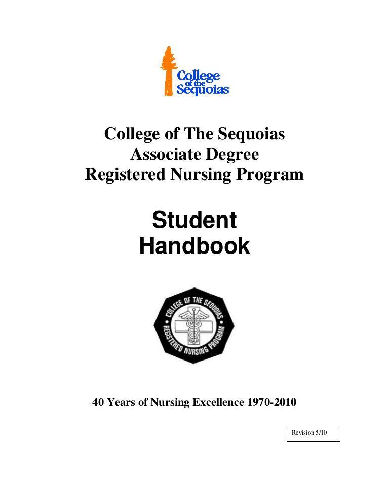 The College of Sequoias Logo - Nursing Student Handbook of the Sequoias