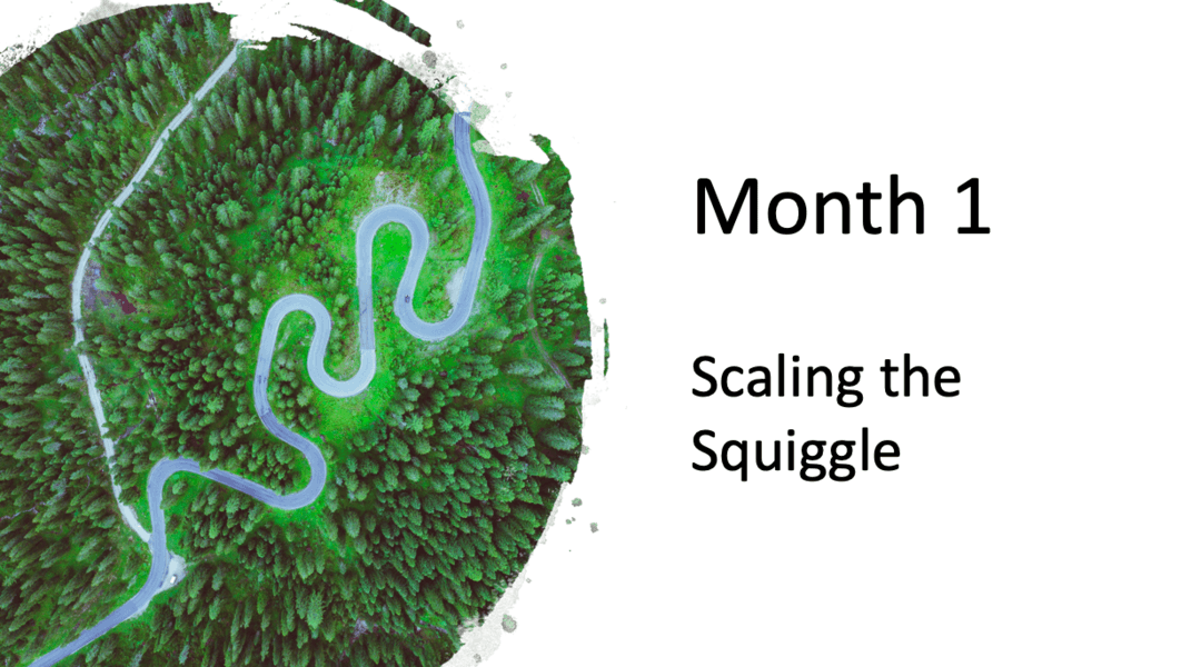 Green Squiggly M Logo - Helen Tupper Founder & CEO