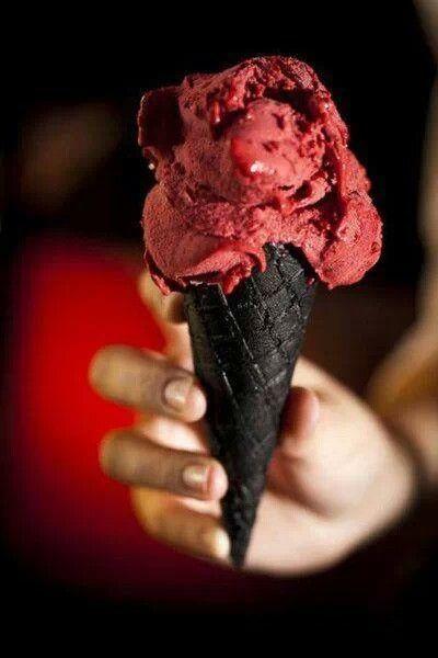 Red Ice Cream Cone Logo - Healthy Red Velvet Cheesecake Ice Cream | Recipe | Delish | Ice ...