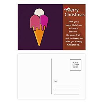Red Ice Cream Cone Logo - Amazon.com : White Red Melt Sweet Ice Cream Cone Pattern Christmas ...