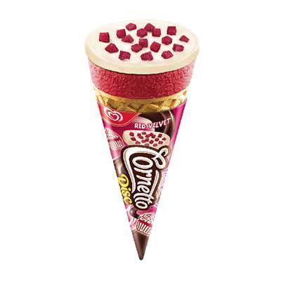 Red Ice Cream Cone Logo - Cornetto: Red Velvet is Alia's new expression of love - NRInews24x7