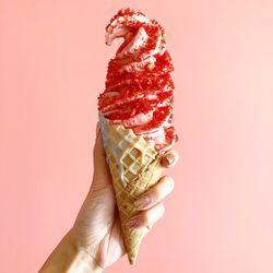 Red Ice Cream Cone Logo - Drill'd Ice Cream - 760 Photos & 261 Reviews - Desserts - 18279 ...