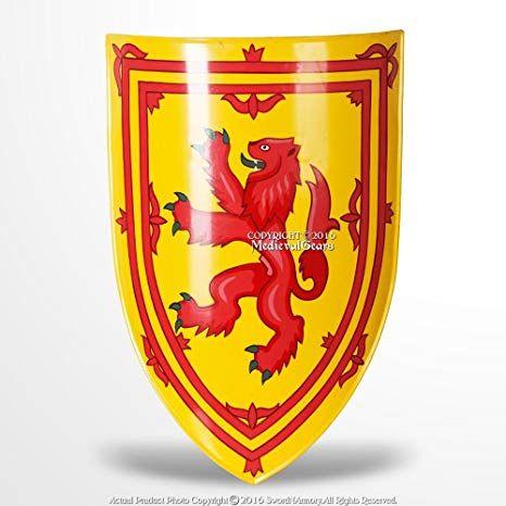 Yellow Shield Brand Logo - Amazon.com : Medieval Gears Brand 18 Gauge Steel Medieval Heater ...