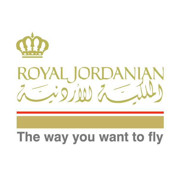 Jordan Crown Logo - Royal jordanian Free Vector / 4Vector