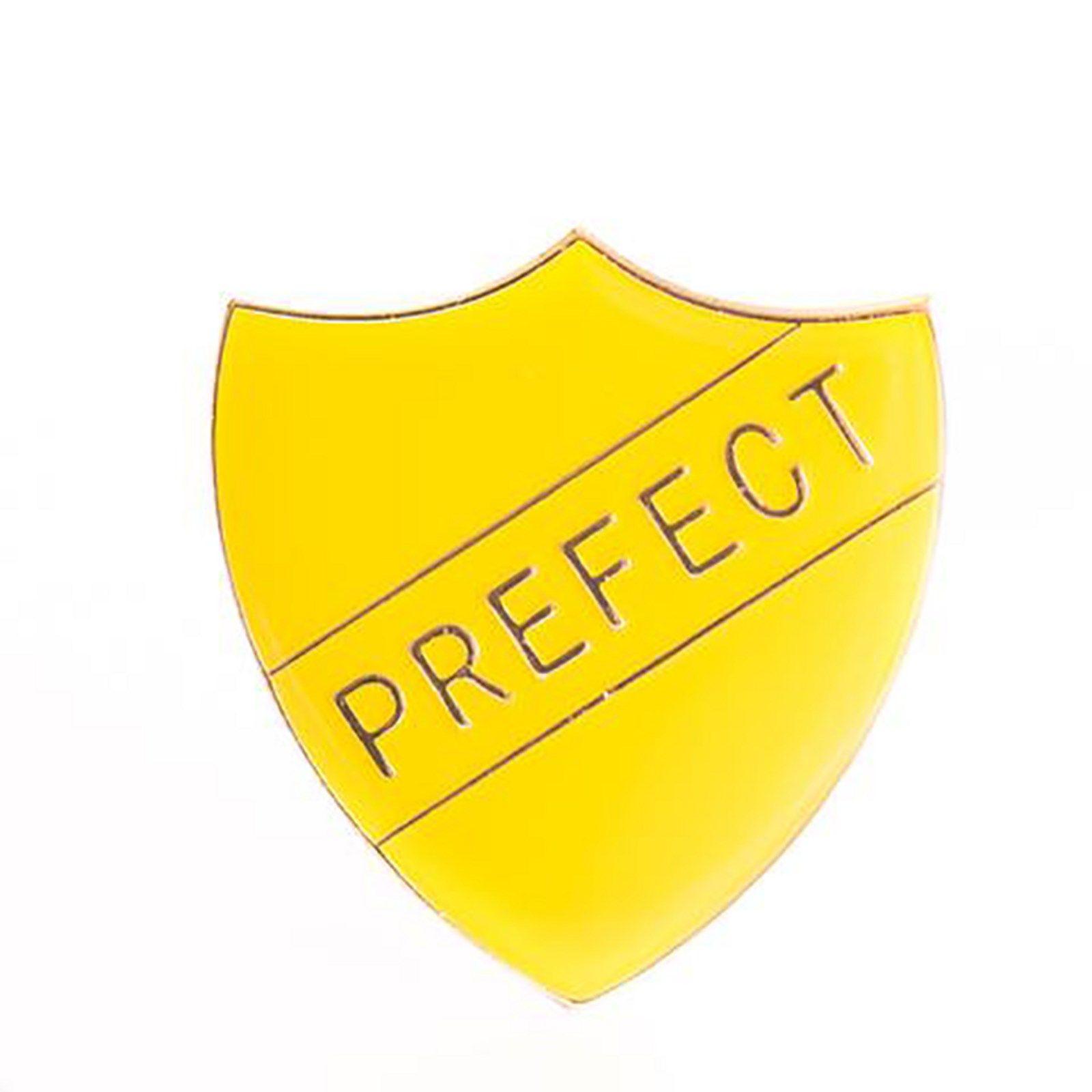Yellow Shield Brand Logo - Prefect Badge Shield - Yellow | GLS Educational Supplies