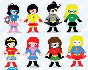 Girl Superhero Logo - DC Super Hero Girls Clip Art. Cartoon Cli