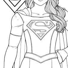 Girl Superhero Logo - Amazing Inspiration Ideas Super Girl Coloring Page Free Printable ...