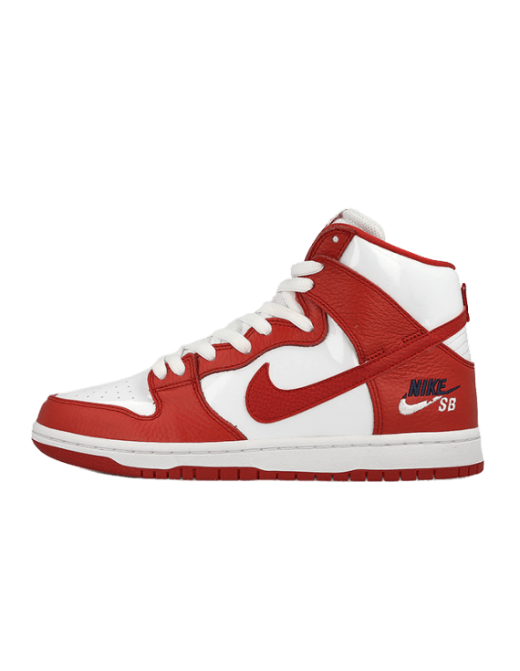 Red Dunk Logo - Nike SB Zoom Dunk High Pro Trainers 661. Red