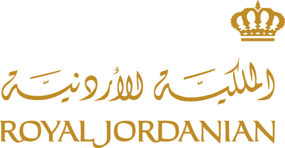 Jordan Crown Logo - Sabah el kheer from the Royal Jordanian Crown Lounge at Amman's ...