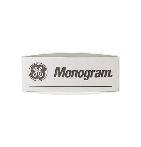 GE Monogram Logo - WB02X10830. LARGE PINNED MONOGRAM LOGO. GE Appliances Parts