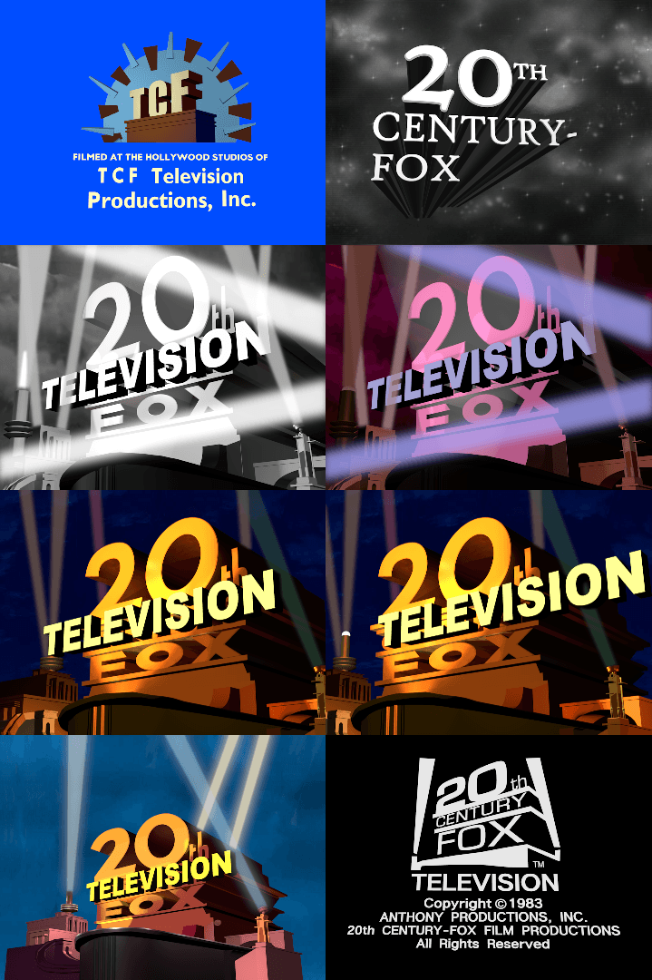 20th Century Fox Television Logo - Download Links: TCF Television Productions, Inc. V3: https://drive ...