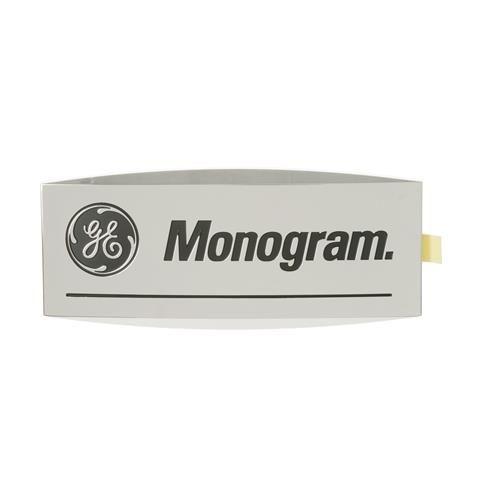 GE Monogram Logo - WB02X10831. MONOGRAM LOGO. GE Appliances Parts