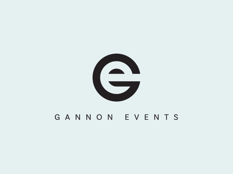 GE Monogram Logo - Gannon Events Logo by Justen Hong | Dribbble | Dribbble
