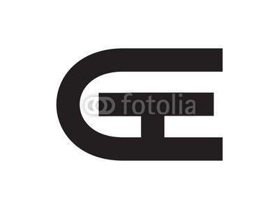 GE Monogram Logo - GE Letter Identity Monogram Logo. Buy Photo