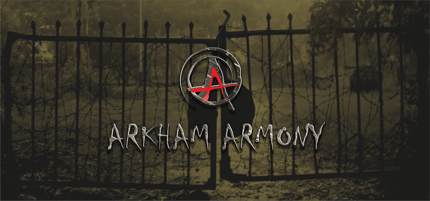 Businesses with Double Horseshoe Logo - Personable, Masculine, Business Logo Design for Arkham Armory