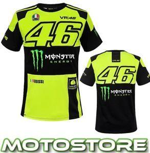 Yellow and Black Monster Logo - VR46 VALENTINO ROSSI MONSTER ENERGY CLAW MONZA REPLICA BLACK YELLOW ...