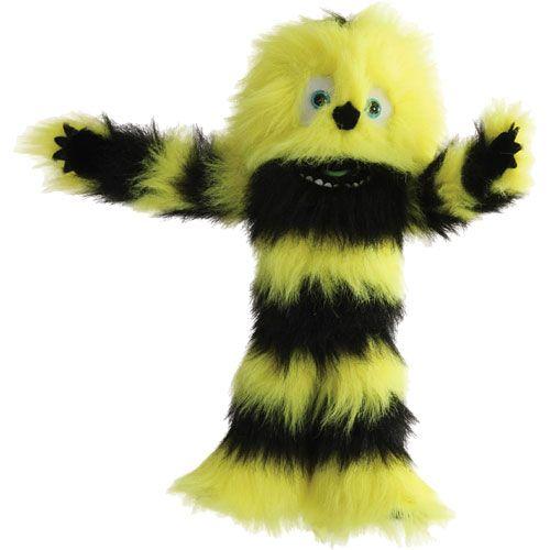 Yellow and Black Monster Logo - Monsters & Black Monster Puppet Company