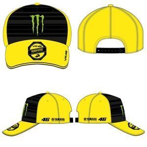 Yellow and Black Monster Logo - VR46 CAP SPONSOR - Yellow / Black Monster vr / 46 Cap - 500/MOMCA ...