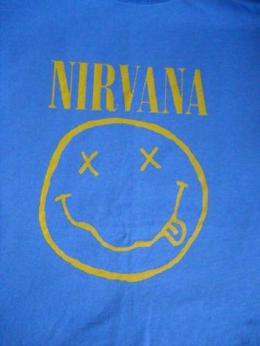Blue Circle Band Logo - Blue Nirvana band logo tee. | My Literal Nirvana Collection ...