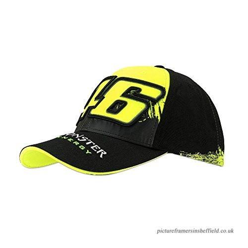 Yellow and Black Monster Logo - Valentino Rossi vr46 Ladies Monster Energy Baseball Cap